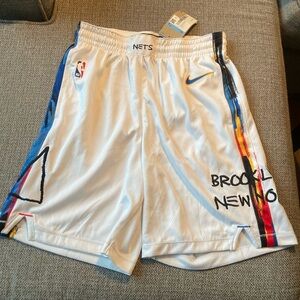 Men’s Nike NBA Brooklyn Nets 22-23 City Edition Shorts - Size M - NEW w TAGS